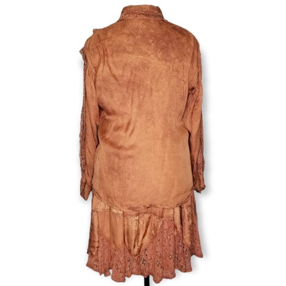 VTG Cache S Set Patchwork Lace Prairie Cottage Western Boho Cowgirl Festival - Picture 12 of 13